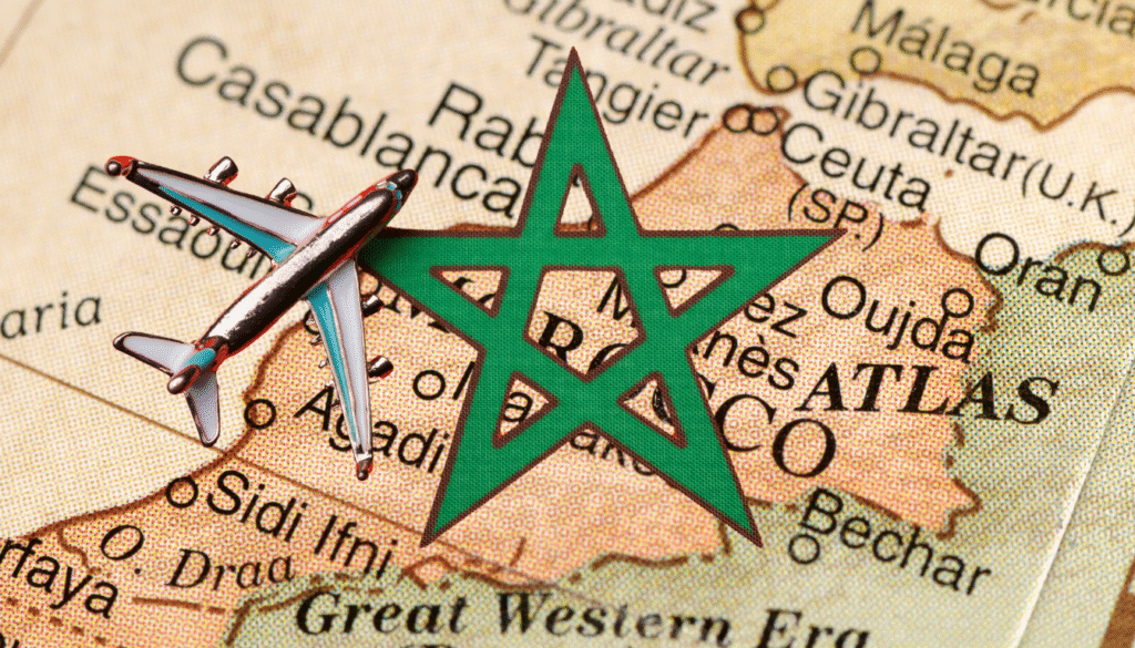morocco flight routes