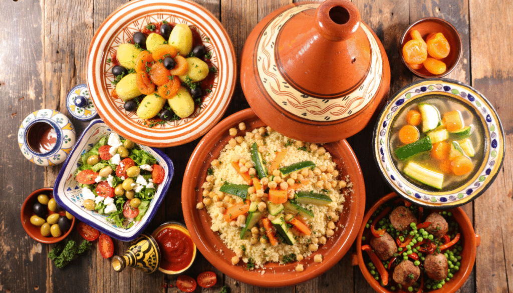 Moroccan desert cuisine